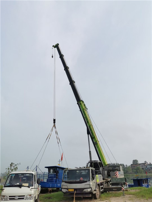 凤县桥梁建设吊装案例